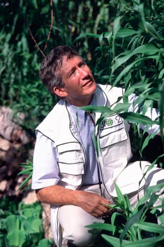 Mark Nelson in Biosphere 2, 1991-1993.